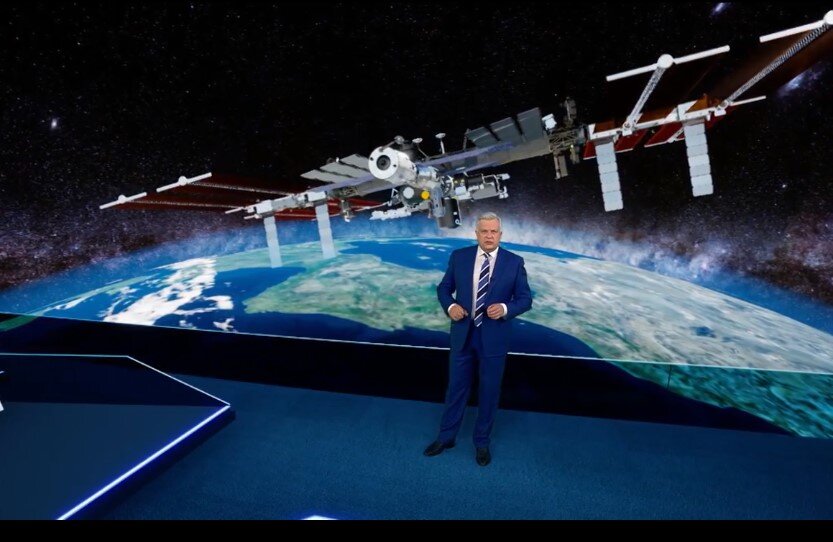 Студия телеканала дополненной реальности