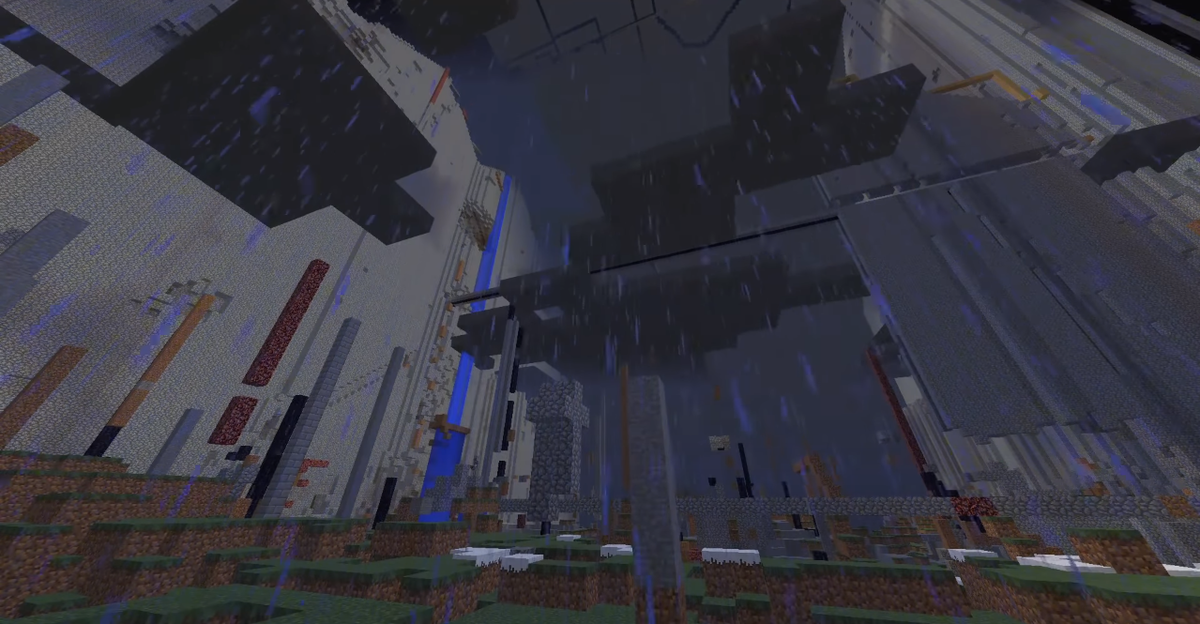 Гром, молнии и стихийные бедствия  2b2t  Minecraft, гром.