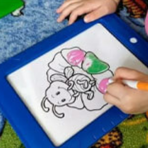 И это лучшая игрушка для малышей. Самый лучший способ развить навыки рисования, фантазии и интеллекта. Нескончаемый источник творческого вдохновения - планшет Magic Pad.-2