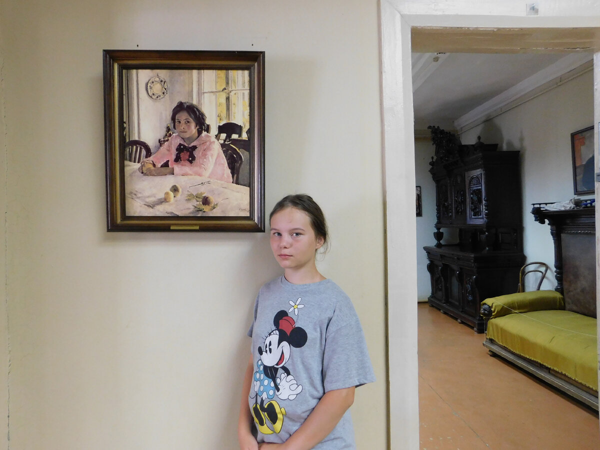 В доме-музее Серова в Домотканово. Фото автора.