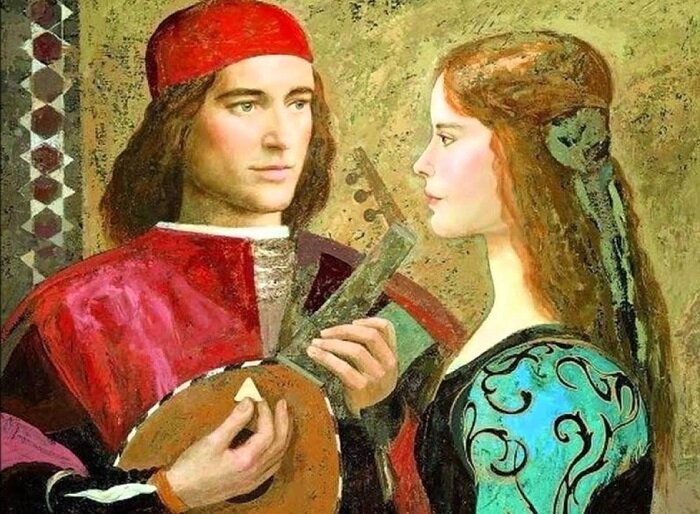 Изображение Яндекс Картинки. Трубадуры и менестрели средневековья.