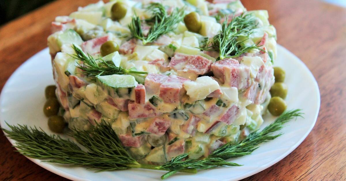 Традиционный салат на новый лад