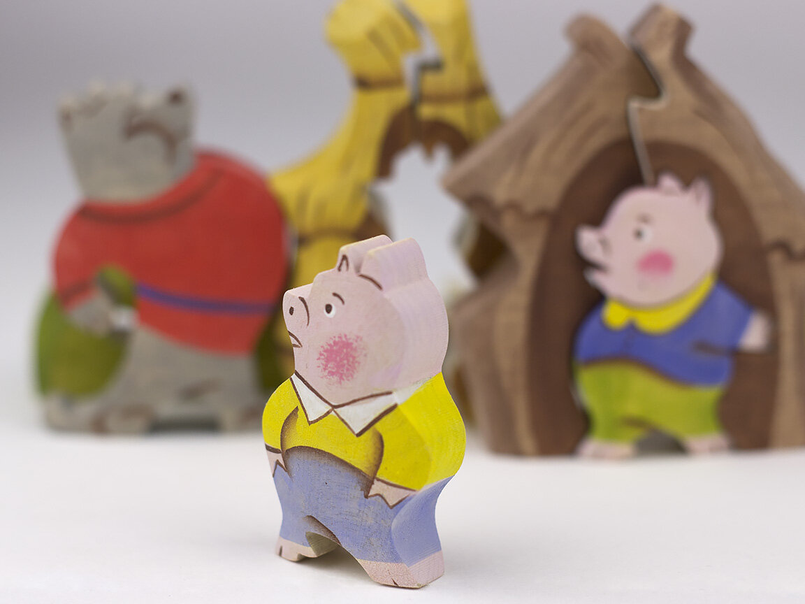 Пазл "Три поросёнка"