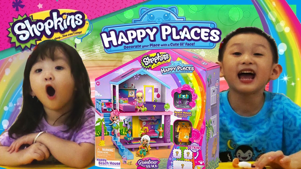 Happy places shopkins store beach house playset