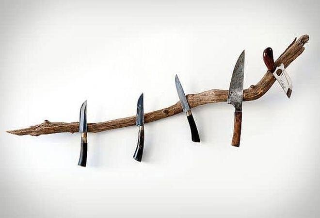 Подставка для ножей своими руками: способы изготовления