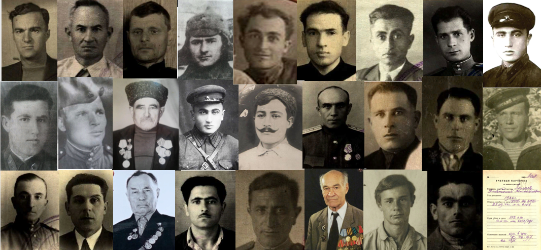 Фотографии Лалаевых с сайта "Память народа" и из личного архива