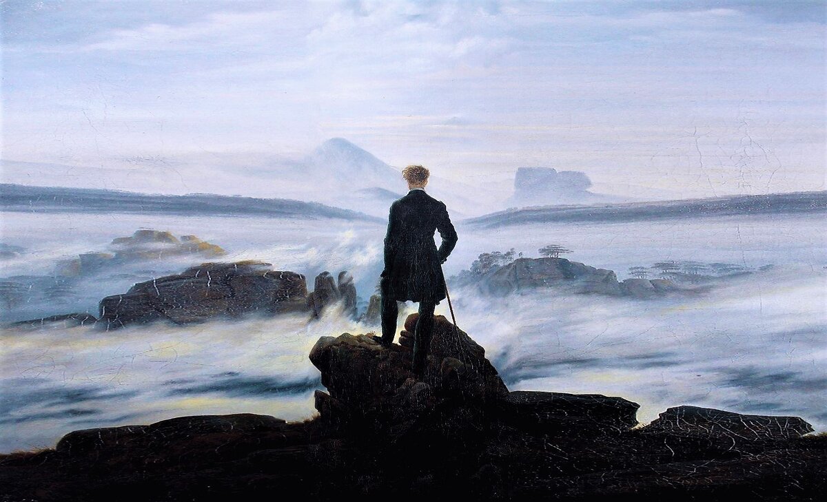 "Странник над морем тумана" Каспар Давид Фридрих