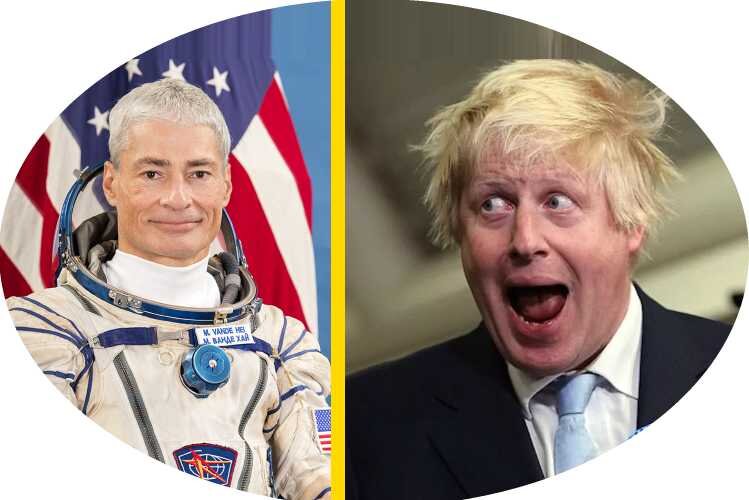 Астронавт США и Борис Джонсон. Фото: Яндекс.Картинки