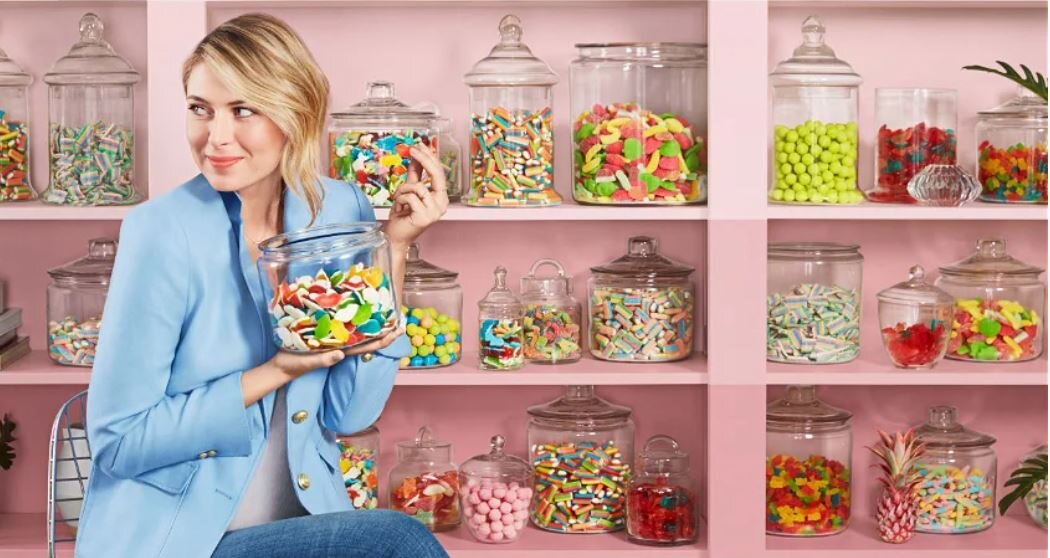    Мария Шарапова Shugarpova конфеты