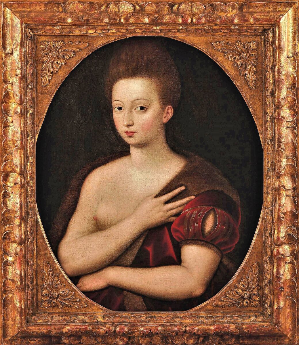 France, L'Ecole de Fontainebleau. Gabrielle d'Estrées, до 1600