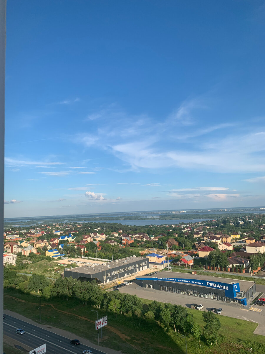 г. Саратов, вид из квартиры, которую мы снимали, 17 этаж