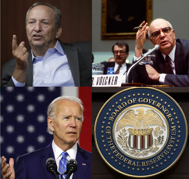 Пол Волкер - Ларри Саммерс - Джо Байден