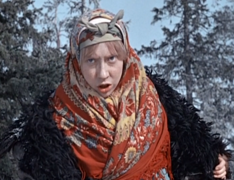 Кадр из кинофильма "Морозко", 1964 г., режиссер Александр Роу, сценаристы Николай Эрдман, Михаил Вольпин, композитор Николай Будашкин (скриншот)