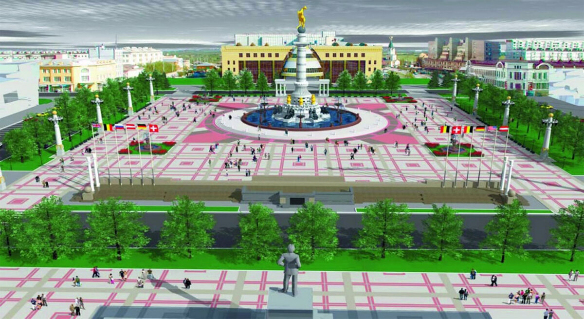 план площади Якутска