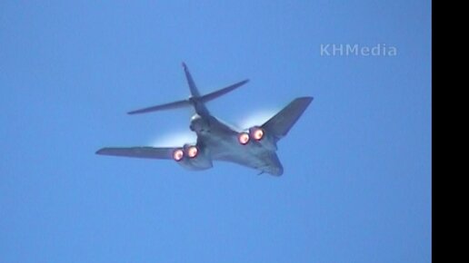 Rockwell B-1B Lancer показ на авиасалоне МАКС 2005