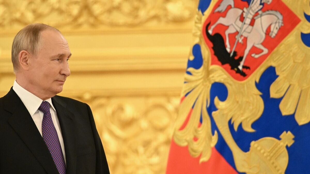    Президент РФ Владимир Путин на торжественном мероприятии в Кремле, приуроченном к 100-летию со дня образования Государственной санитарно-эпидемиологической службы© РИА Новости / Павел Бедняков