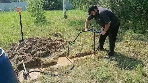 Бурение абиссинской скважины на воду в Калуге