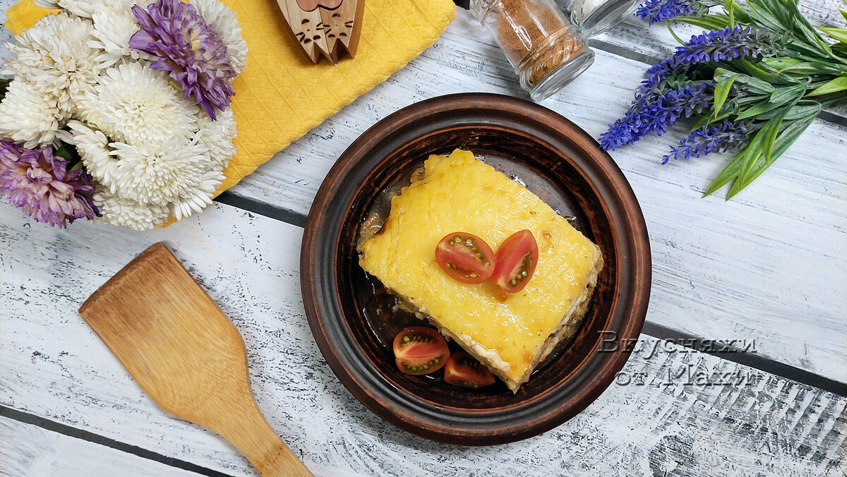 Самый вкусный рецепт из кабачков: лазанья с фаршем и базиликовым соусом ...