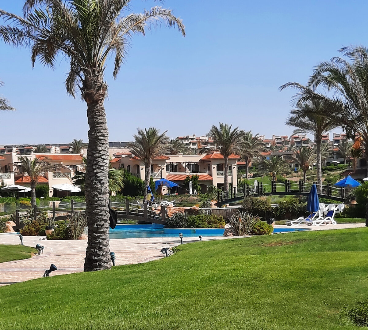 Современный жилой комплекс в Египте. 