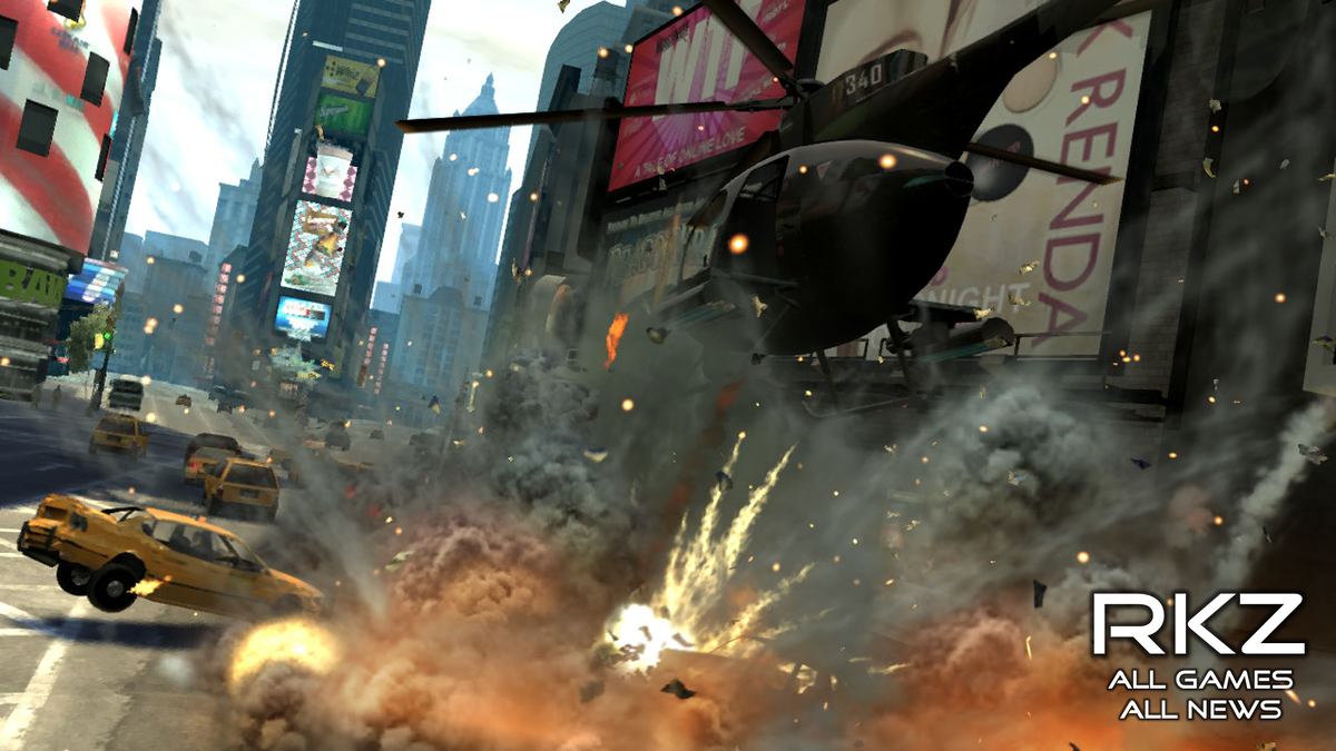 Стрельба по машинам из пушек боевого вертолета.