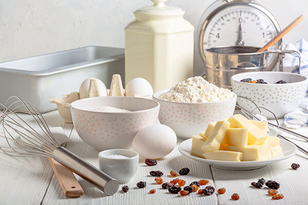 Продукты для приготовления кекса Столичный.