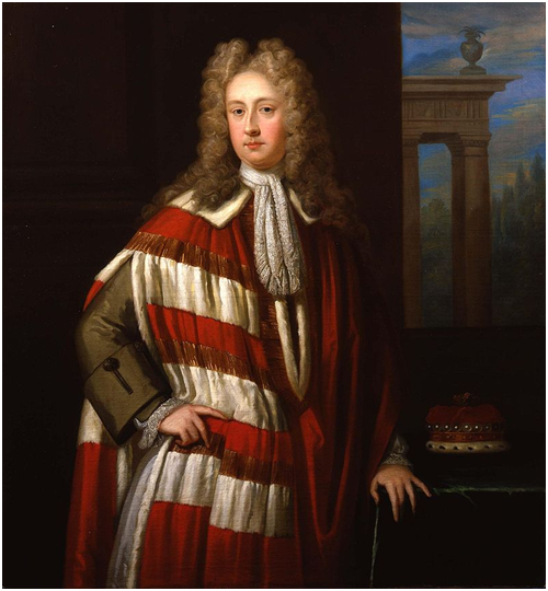 Шарль д`Агар. Портрет Генри Сент-Джона, виконта Болингброка. Около 1710 г.