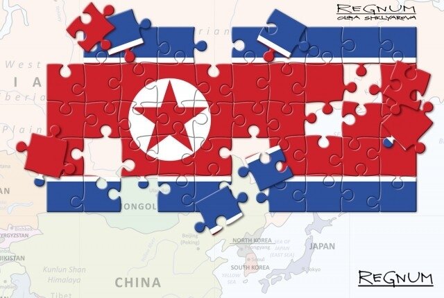    Флаг КНДР Ольга Шклярова © ИА REGNUM