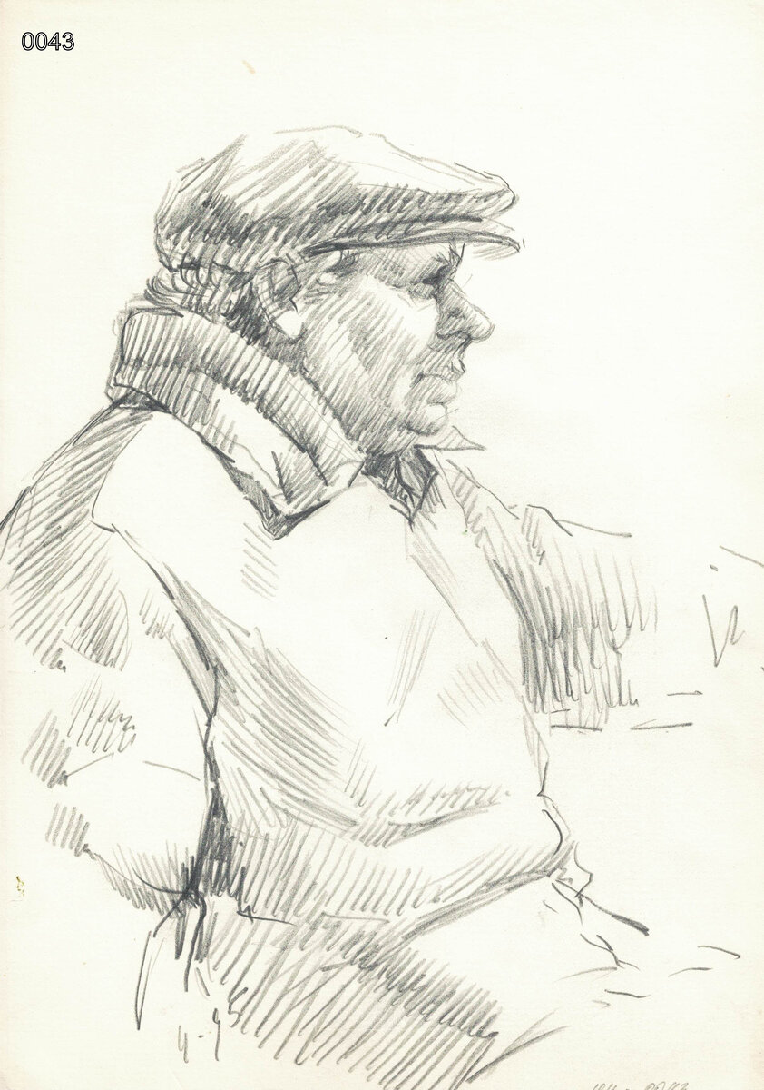 Из личной коллекции автора канала. С. Артов Зарисовки в электричке Пушкино-Москва 1990-1995