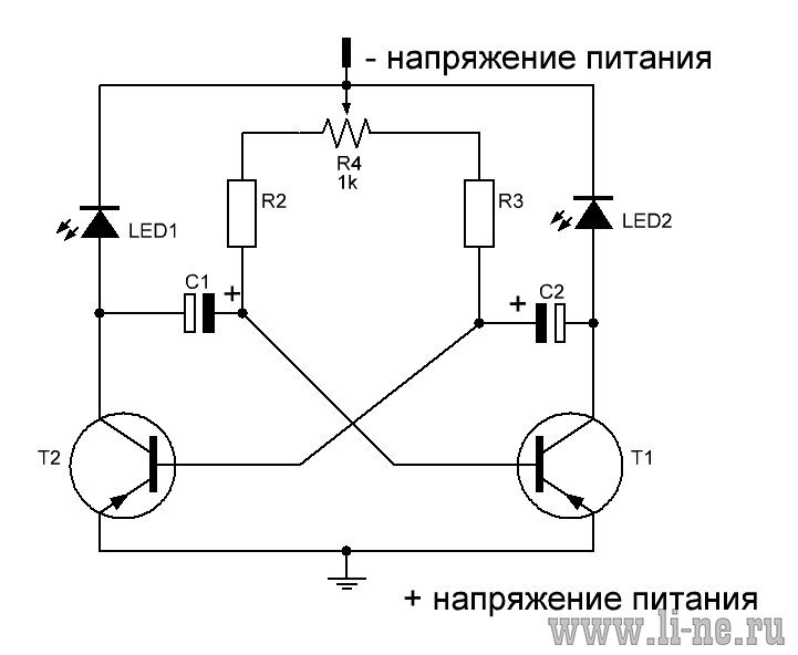 Световые эффекты на транзисторах и микросхемах / Habr