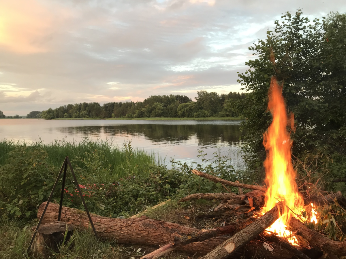 Вечер на рыбалке