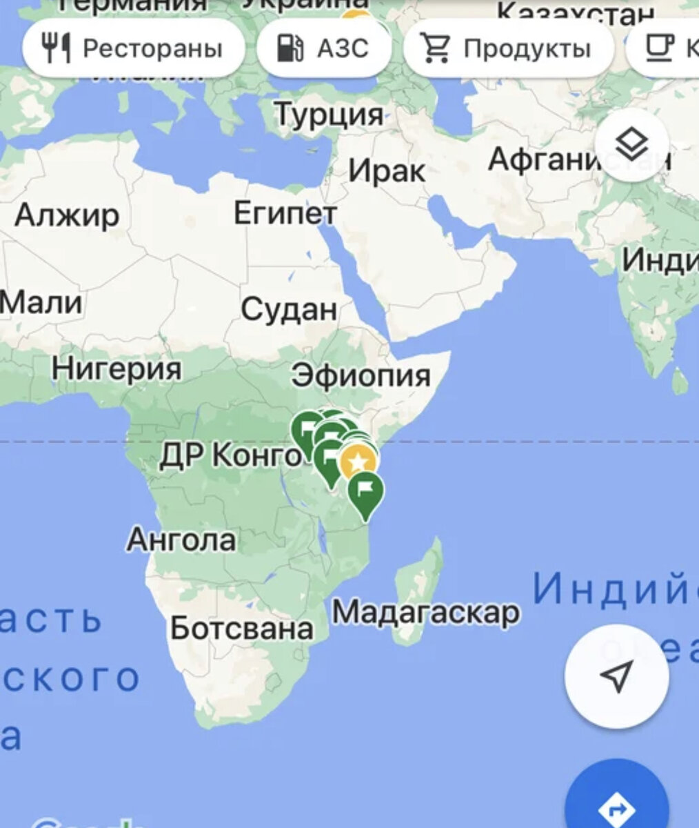 Карта одиночного путешествия