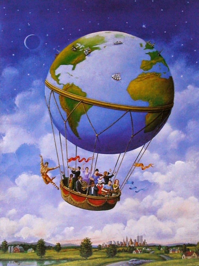 Автор картины Рафал Ольбиньский.