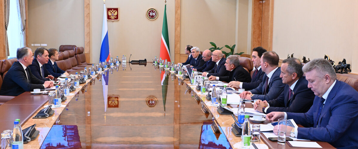 Совещание под председательством Главы (Раиса) Республики Татарстан, город Казань, февраль 2023 г.