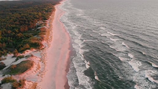 Куршская коса и Балтийское море - закат в одном из лучших Нац. парков России