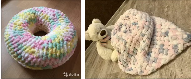 Коврик из пряжи Alize Puffy | интернет-магазин Yarn-Sale