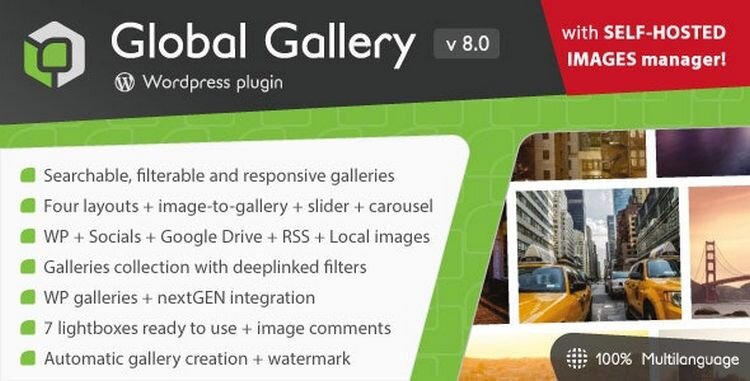 Global Gallery ~ Адаптивная галерея WordPress
