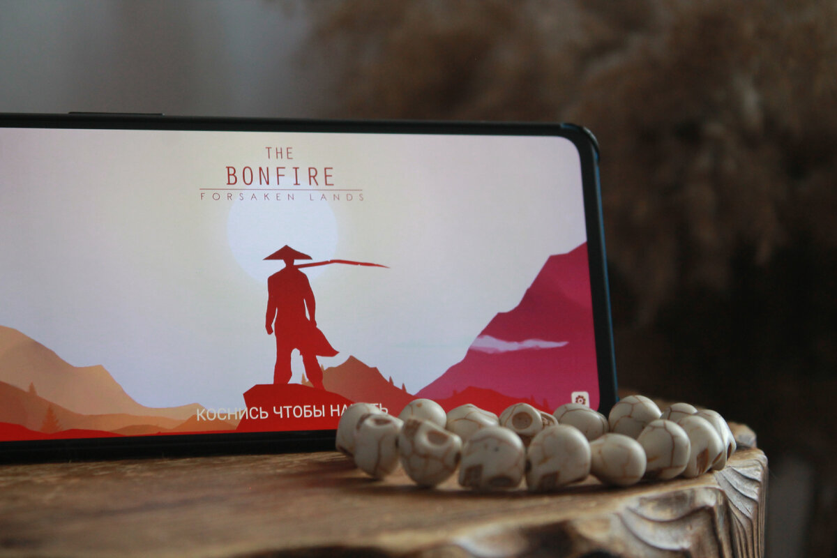 Фото автора. Загрузочный экран The Bonfire
