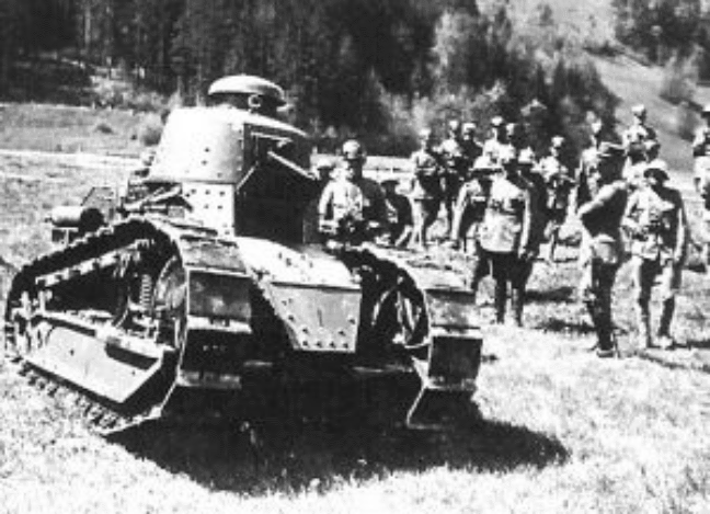 Renault FT 17 в швейцарской армии