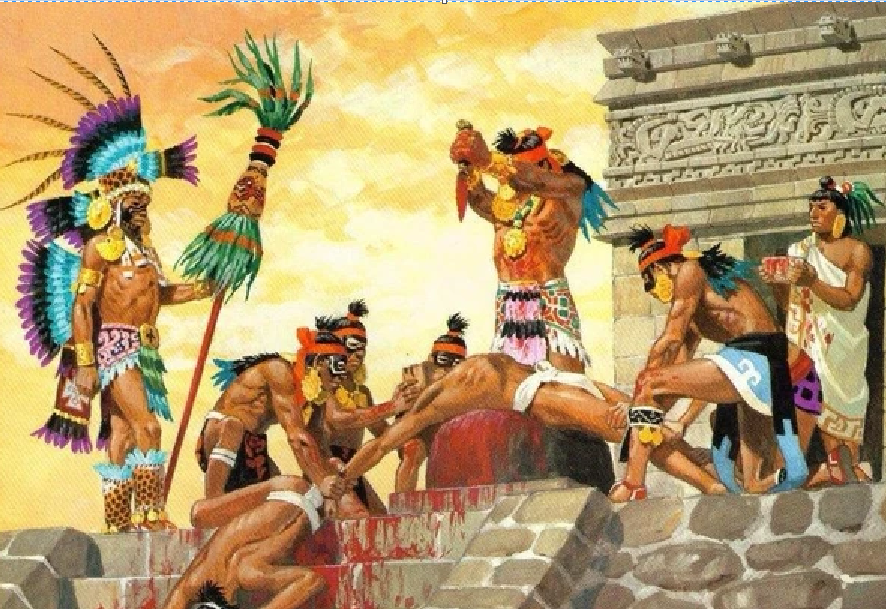 Жертвоприношения ацтеков