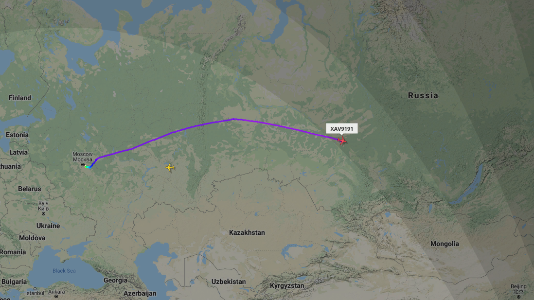 МС-21 летит в Иркутск