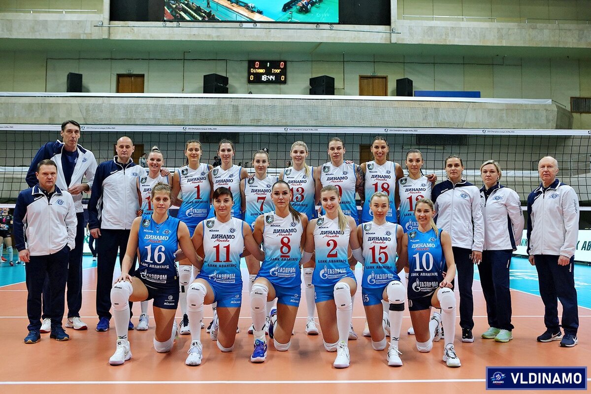 ЖВК "Динамо" Москва перед матчем 2021