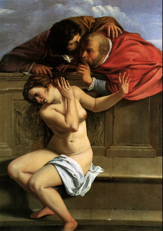 Сусанна и старики, Артемисия Джентилески, 1610