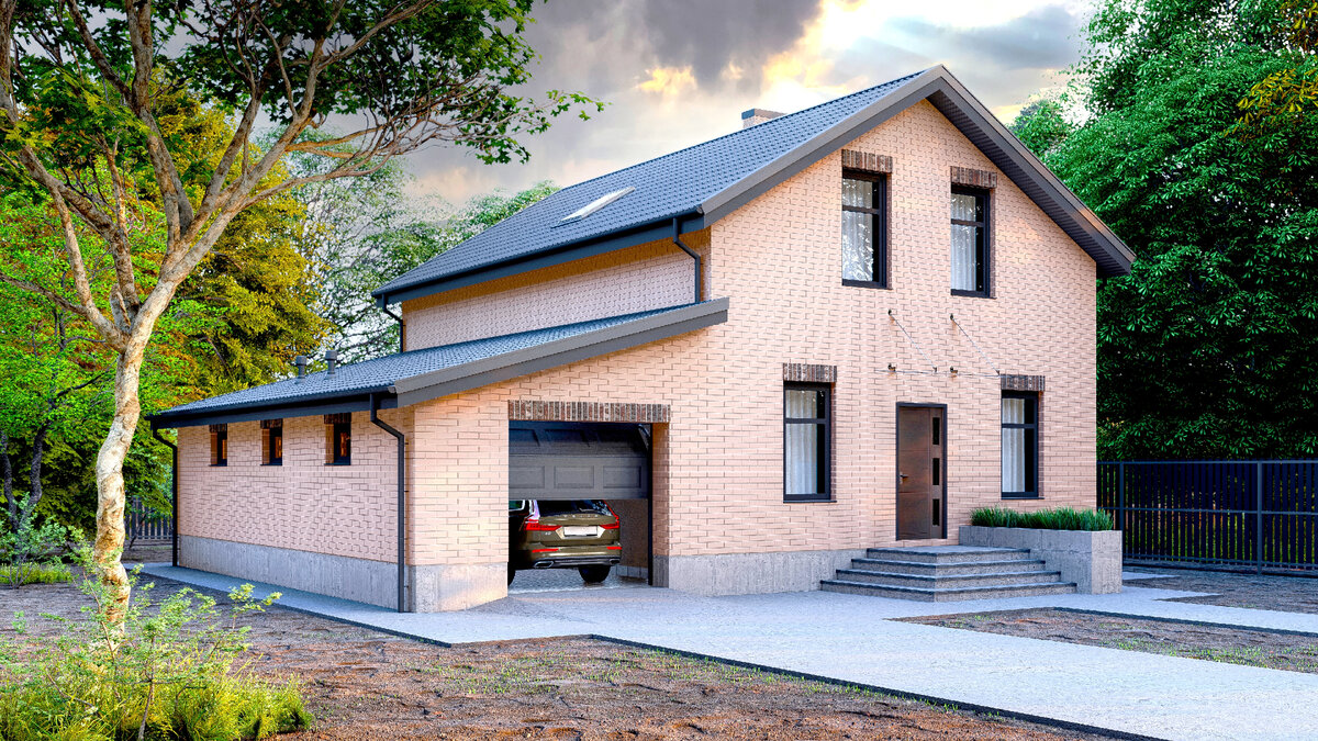 Мансардный дом 171 кв.м.