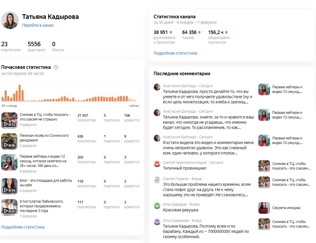 Скрин перед началом падения статистики