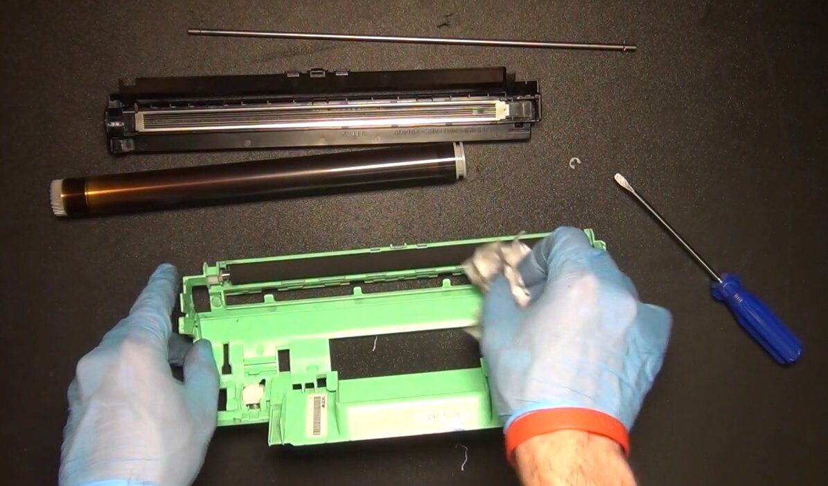 Алгоритм очистки лазерного принтера