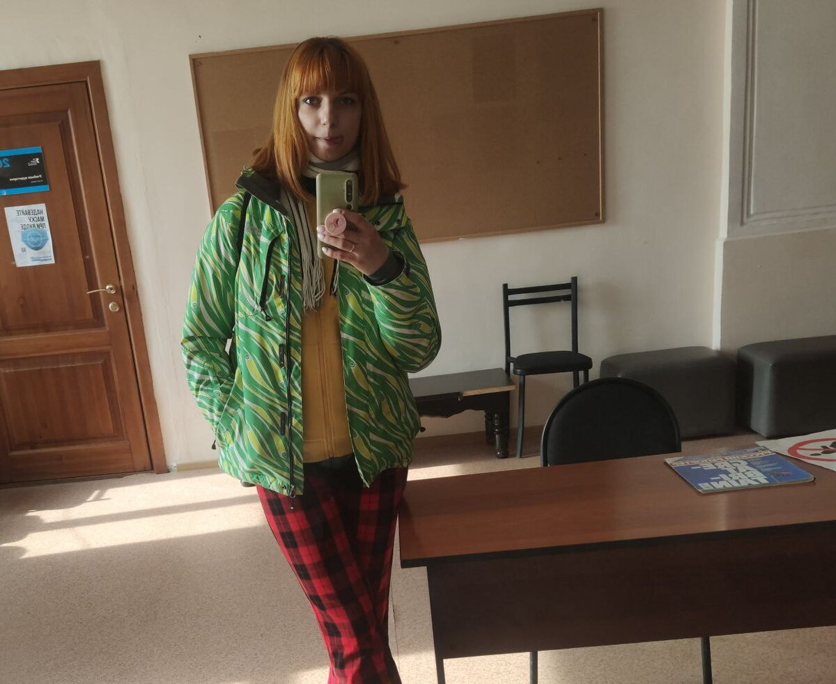 Факультет журналистики, где я училась. Каждый раз как захожу – обязательное фото в зеркале