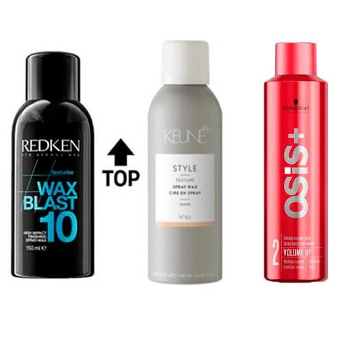 ТОП 4 Спрей-воска для работы с волосами