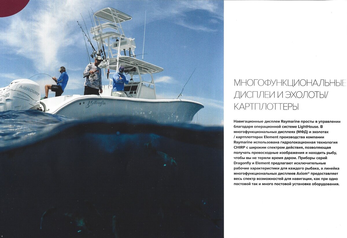 Многофункциональные дисплеи и эхолоты / картплоттеры Raymarine