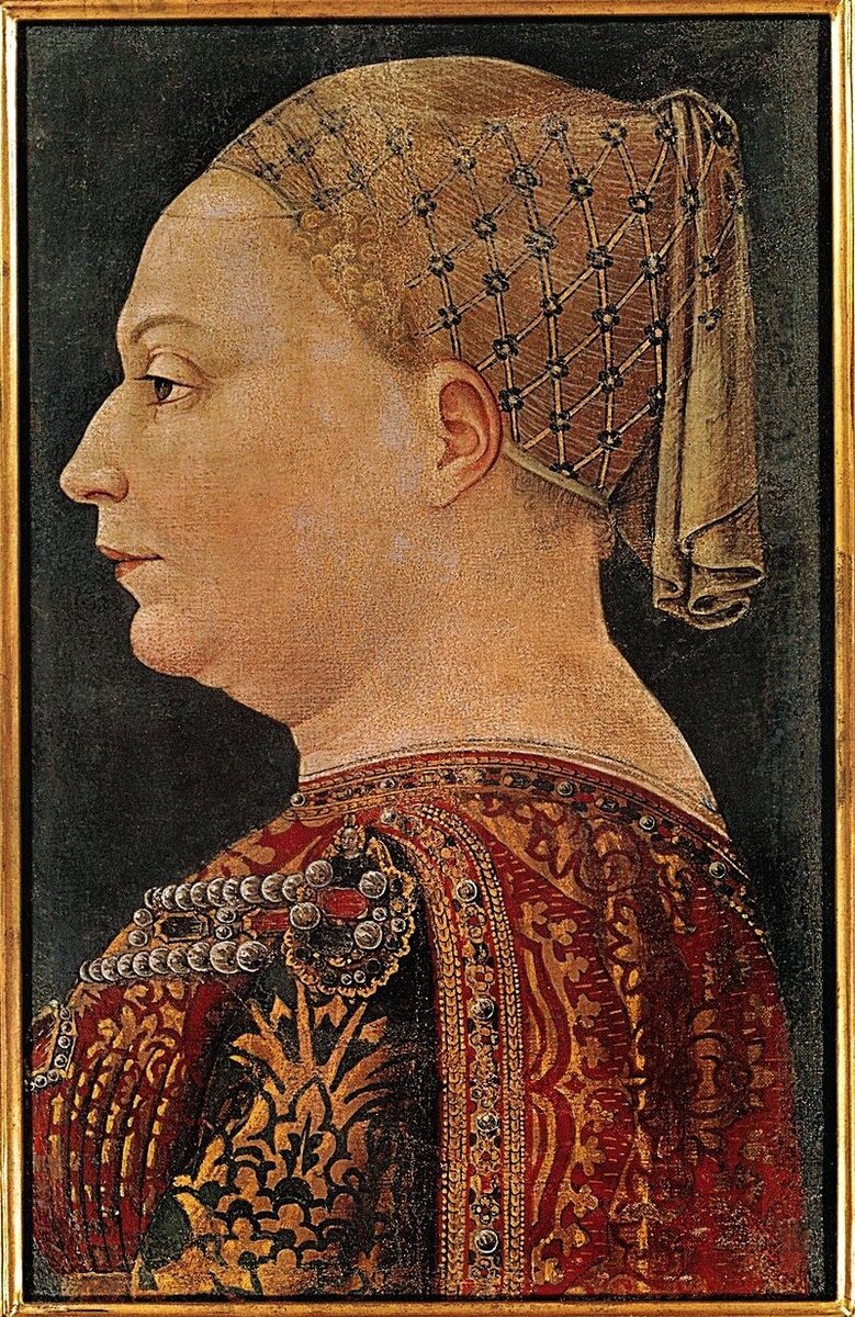 Бонифацио Бембо. «Портрет Бьянки Марии Висконти», около 1460