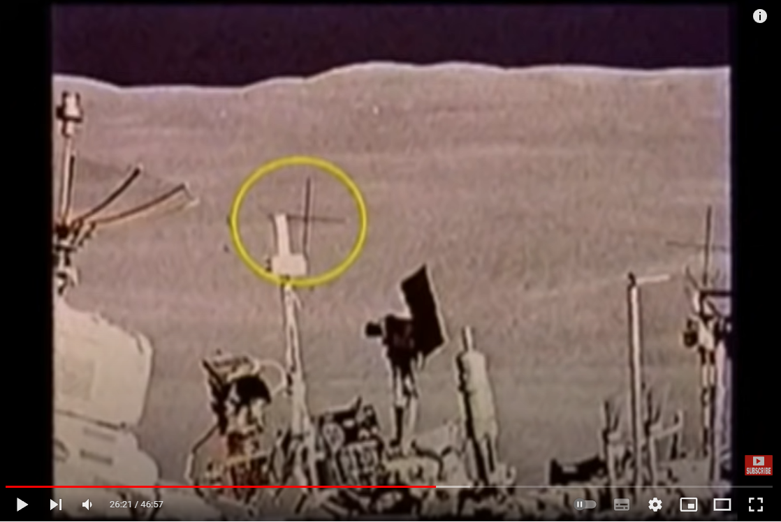 The moon landing was led from here. Moon landing hoax.
